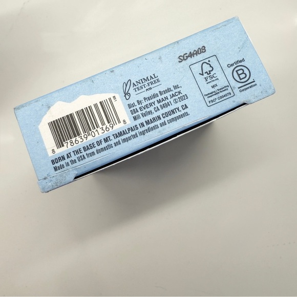 Every Man Jack Glacier Bay Deodorant Soap 5oz Mint & Clay Bar Set of 2 Shower - Picture 5 of 5